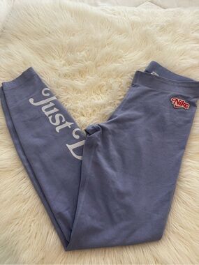 Nike Lavender Logo Leggings with White Script